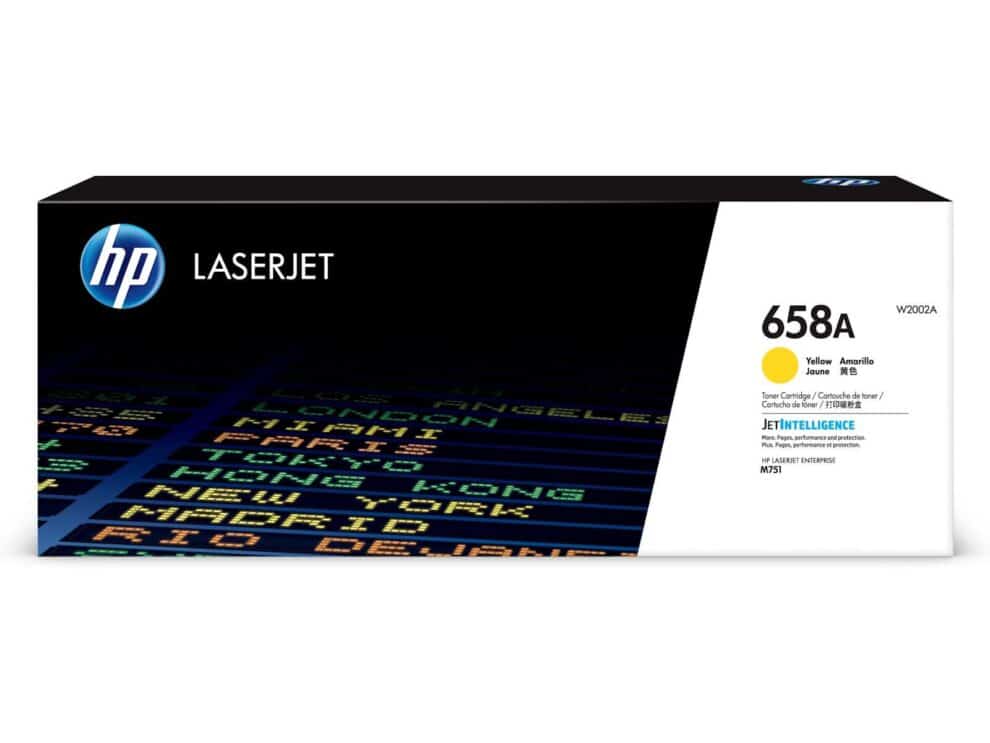 hp 658a yellow laserjet toner cartridge