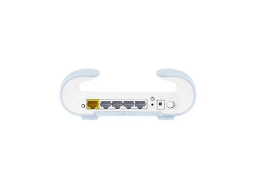 Router with Ethernet and power ports