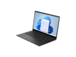 Black laptop with Windows operating system