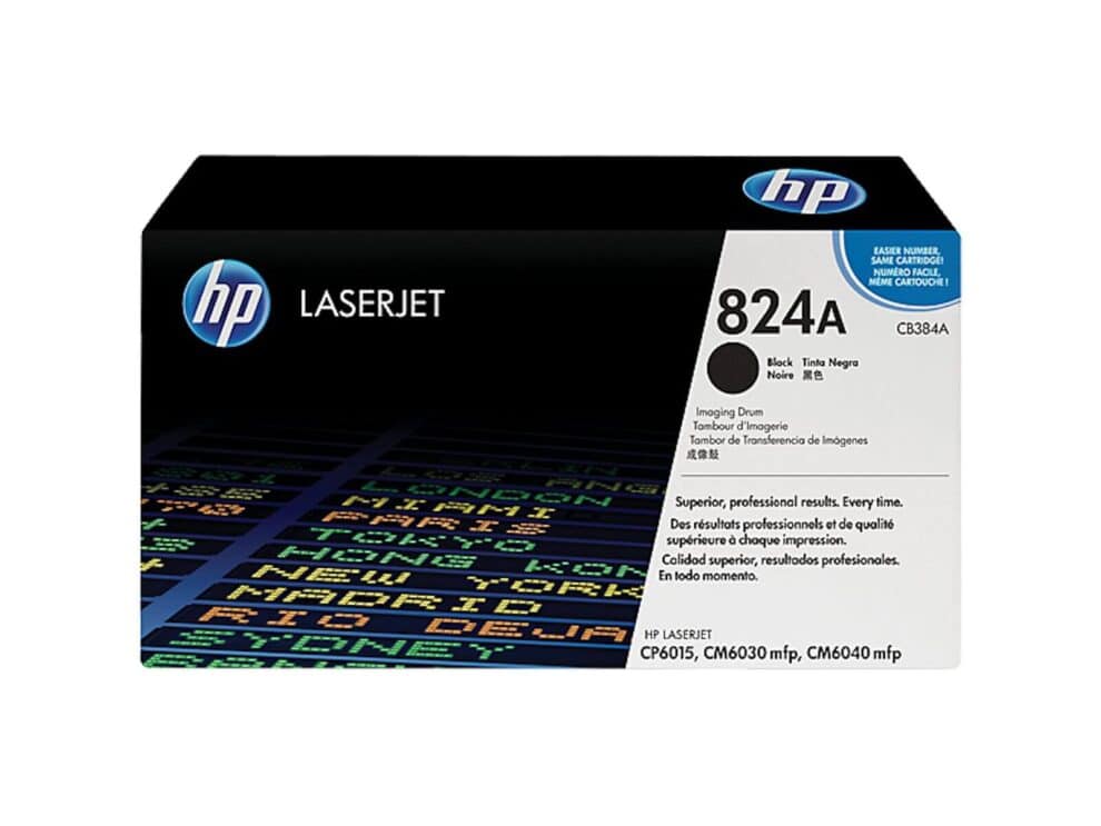 hp 824a color laserjet black image drum