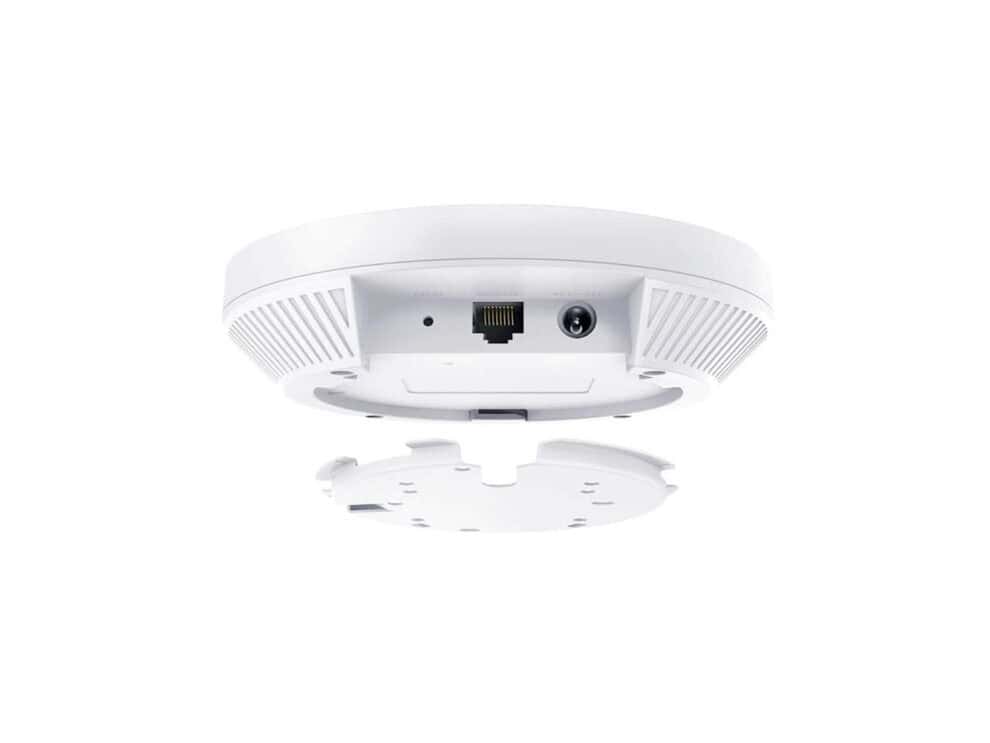 Ceiling-mounted wireless access point, bottom view