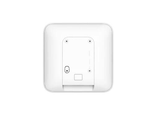 Back view of white electronic device