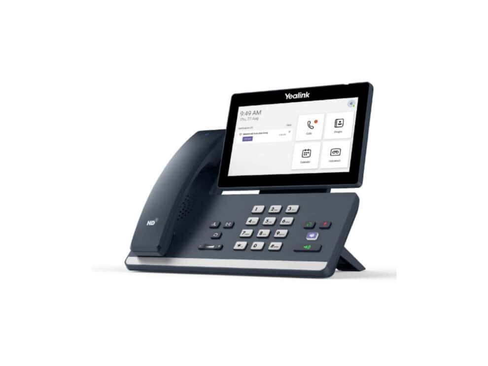 Yealink office phone with LCD screen