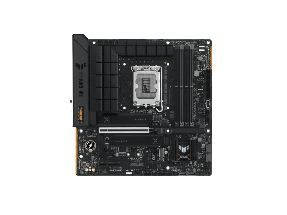 ASUS TUF Gaming B760M-PLUS WI-FI motherboard.
