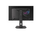 Back view of ASUS ROG gaming monitor.