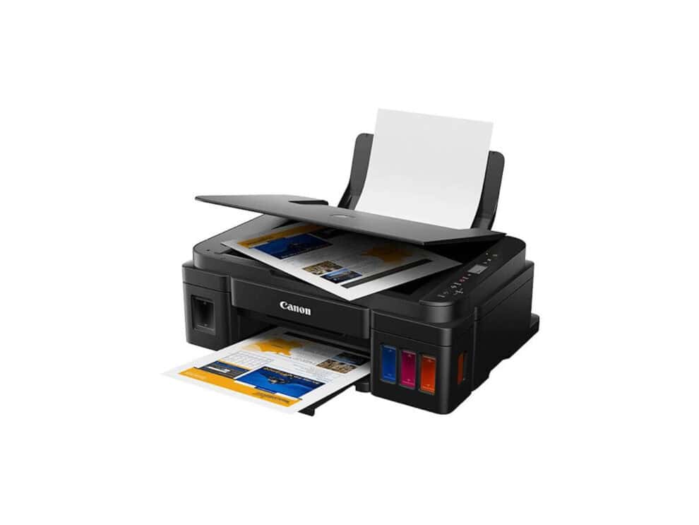 canon g2410 Canon multi-function printer printing documents