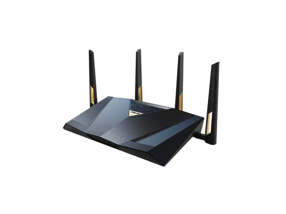High-speed wireless router with four antennas