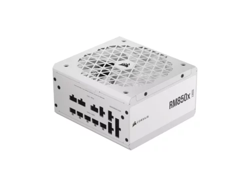 corsair rm series™ rm850x shift — 850 watt 80 plus gold fully modular atx psu; atx 3.0; pci e 5.0; 10yr warranty white Corsair RM850x white power supply unit