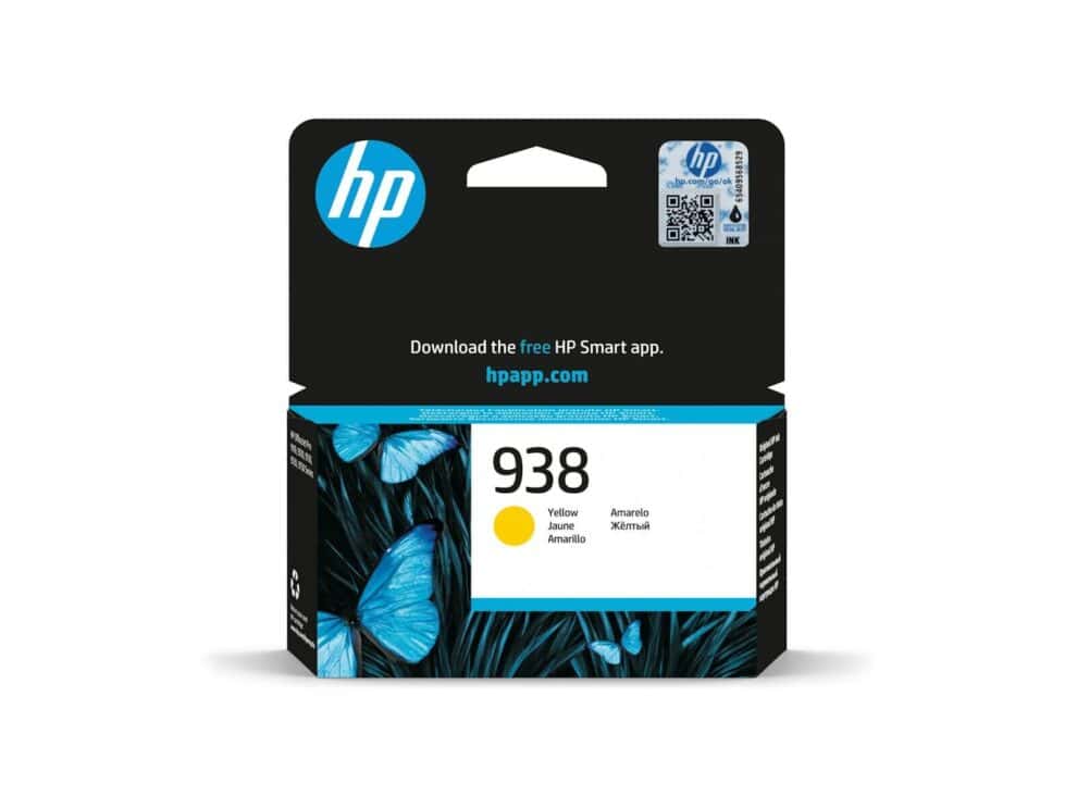 hp 938 yellow original ink cartridge