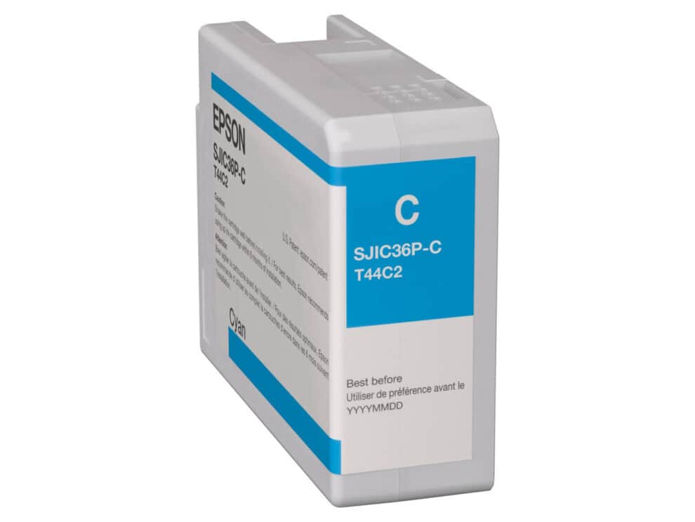 Epson cyan ink cartridge SJIC36P-C T44C2