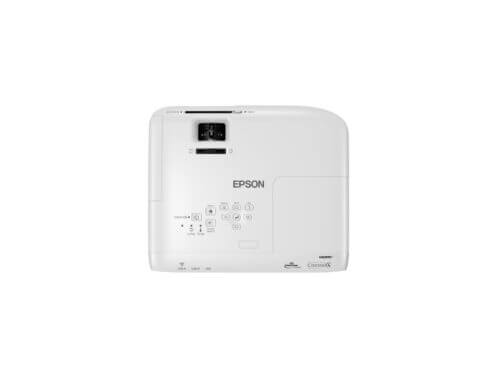 Epson projector with controls and ports