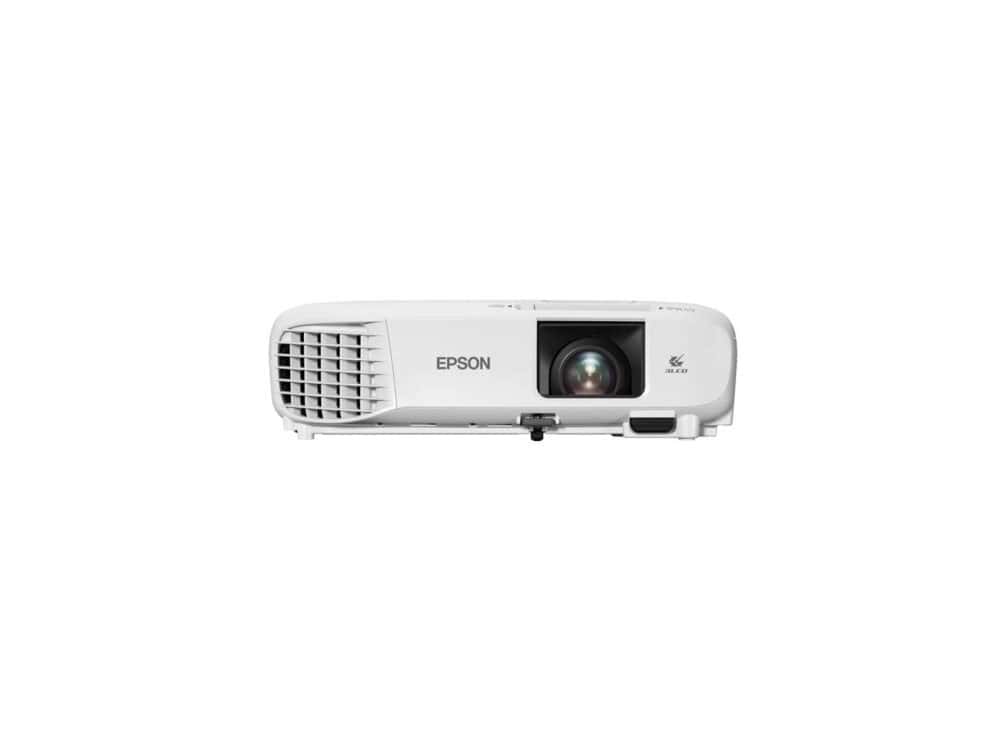 epson eb w49 3800 lumens projector Epson projector front view.