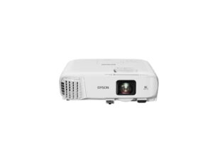Epson white projector front view