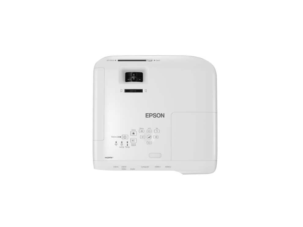 Epson projector front view with controls