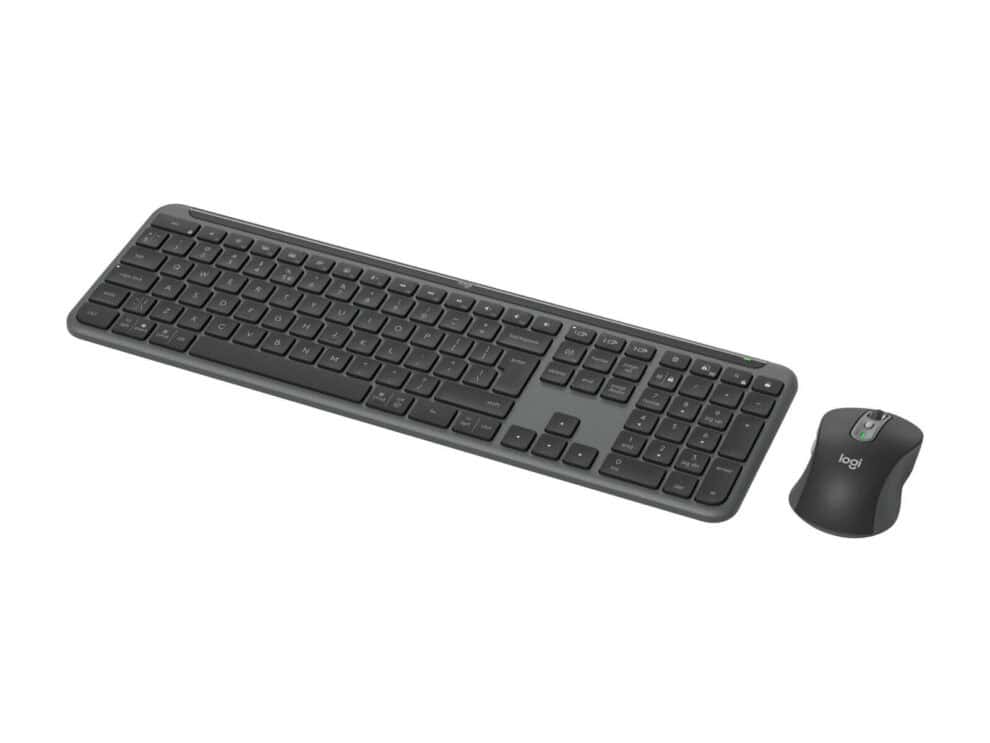920 012490 logitech® mk950 signature slim combo connect via bluetooth or logi bolt usb graphite Wireless keyboard and mouse set