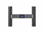 Eaton UPS system in rack.