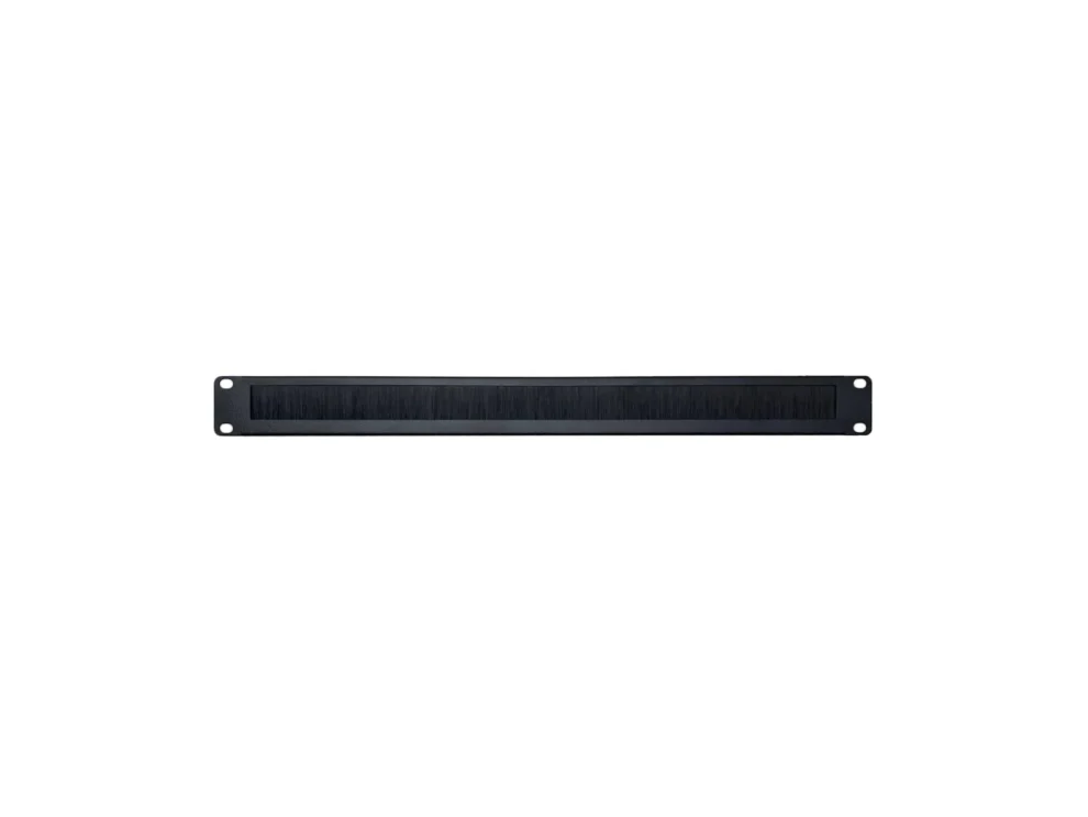 Rack cable management brush panel