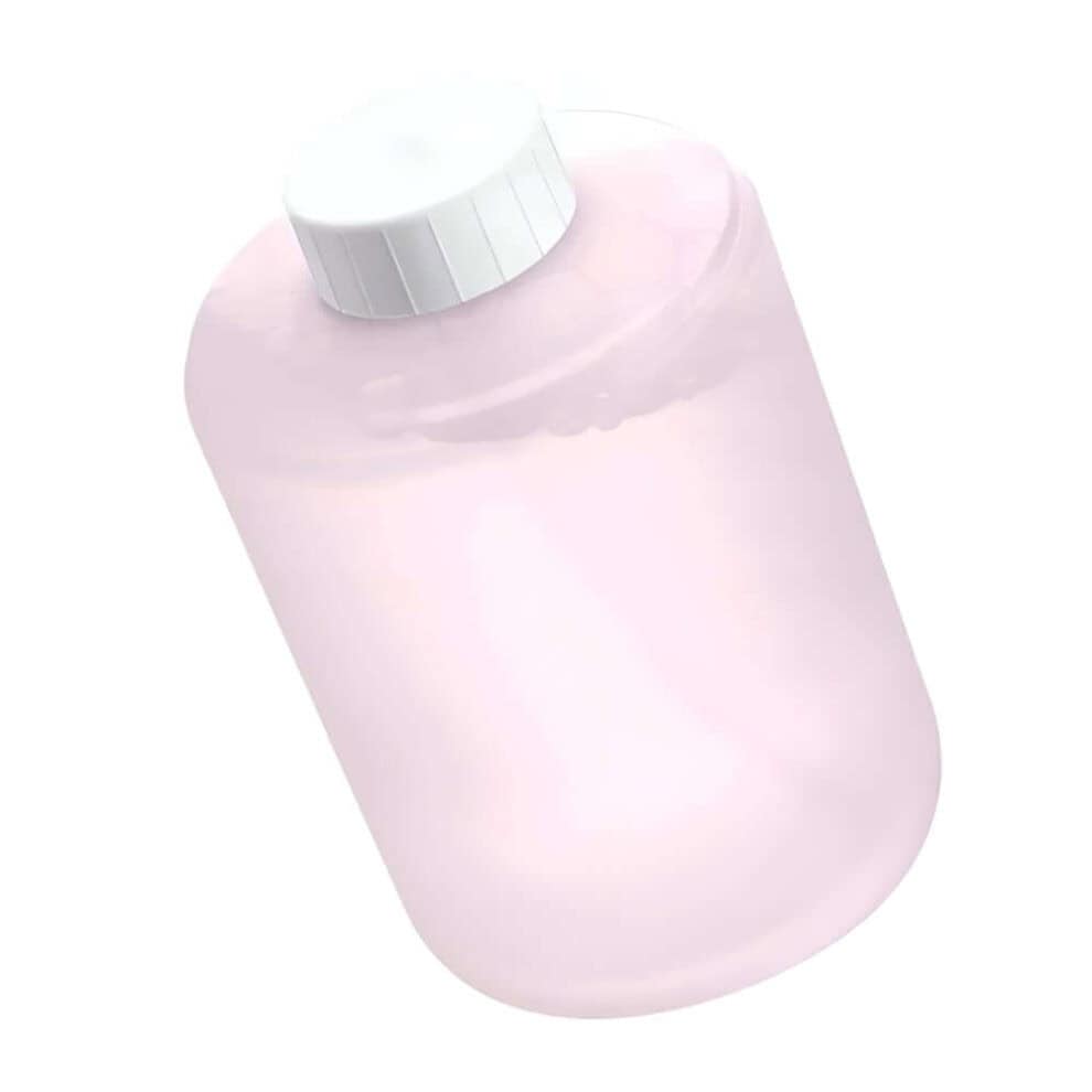 Pink bottle with white cap