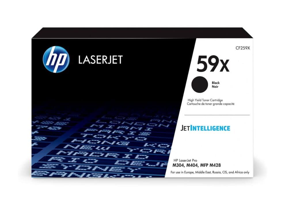 hp 59x black high yield toner cartridge HP LaserJet 59X Black Toner Cartridge