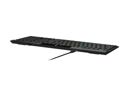 RGB mechanical keyboard with cable
