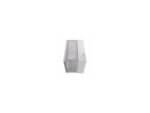 White air conditioner unit on white background