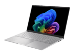 Modern laptop with colorful screen display