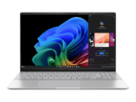 Windows laptop with colorful wallpaper and Copilot feature