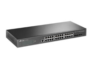 TP-Link JetStream 24-Port Gigabit L2+ Managed Switch with 4 10GE SFP+ Slots