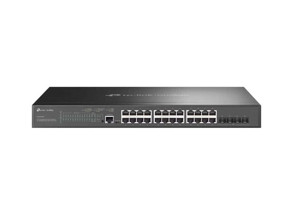 tp link jetstream 24 port gigabit poe+ l2+ managed switch