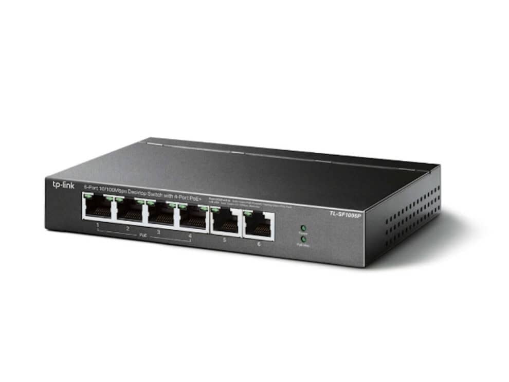 tp link 6 port unmanaged poe switch 4 poe ports , 67w