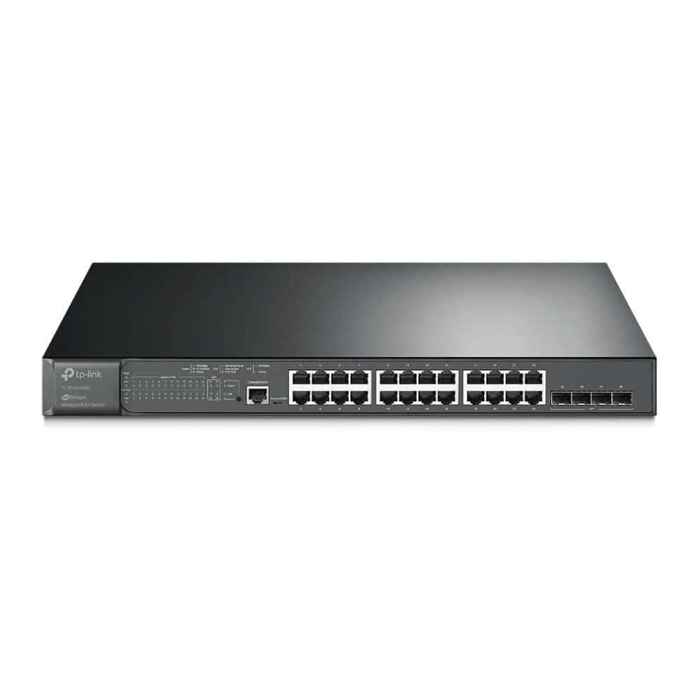 tp link tl sg3428mp jetstream 28 port gigabit l2+ managed switch with 24 port poe+