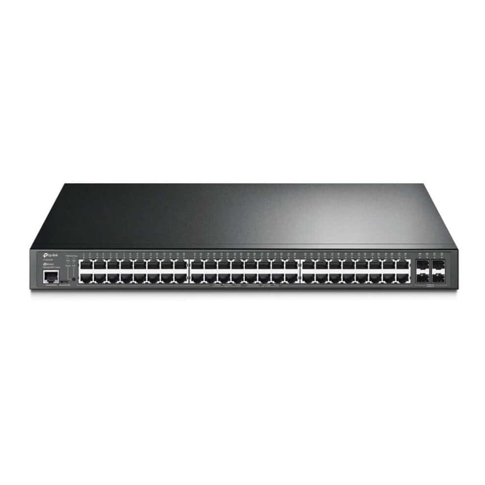 tp link tl sg3452p jetstream 52 port gigabit l2+ managed switch with 48 port poe+