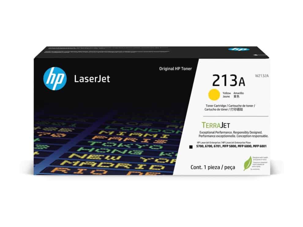 hp 213a yellow original laserjet toner cartridge HP LaserJet 213A Yellow Toner Cartridge