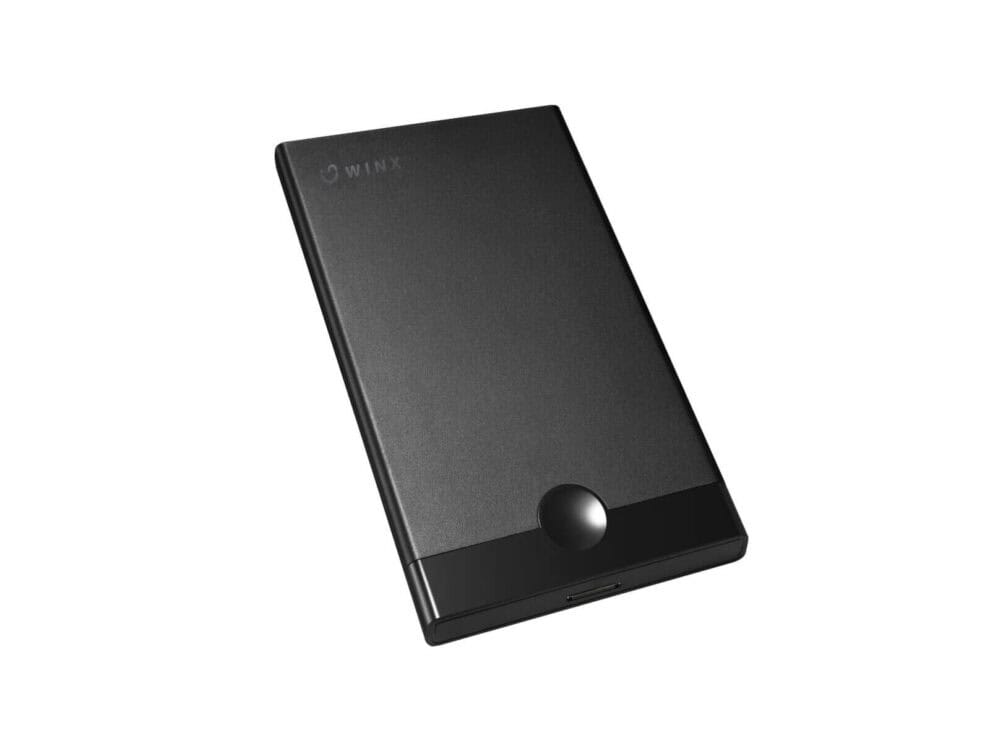 winx store fast 2.5 External hard drive, black, sleek design