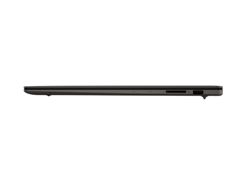 asus 16.0 inch 3k (2880 x 1800) oled 16:10 touch Closed laptop side view with ports