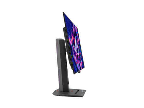 Side view of an LED computer monitor