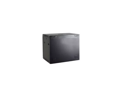 Black wall mount server rack cabinet