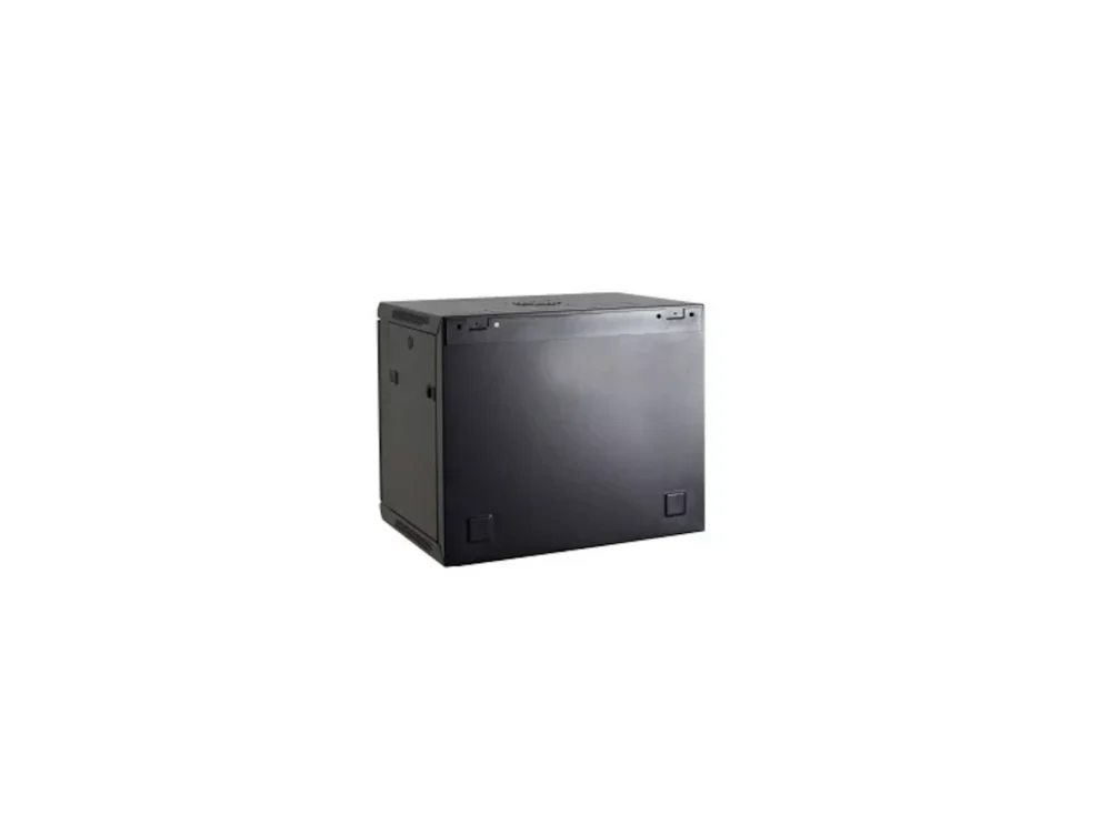 Black wall mount server rack cabinet