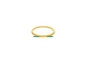 Yellow fiber optic patch cable