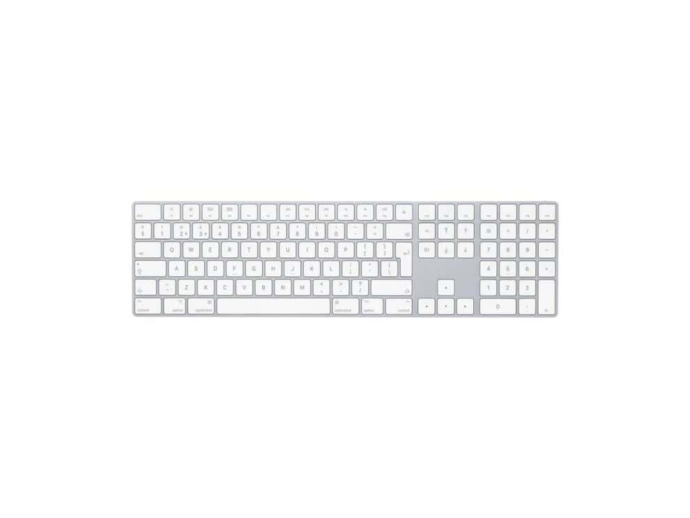 magic keyboard with numeric keypad international english White wireless keyboard with numeric keypad