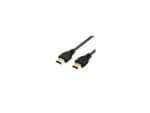 Black HDMI cable with gold connectors