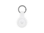White keychain with U logo