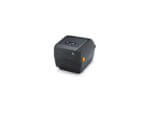 Compact black thermal label printer