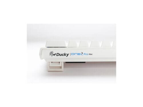 Ducky One Pro Mini white keyboard side