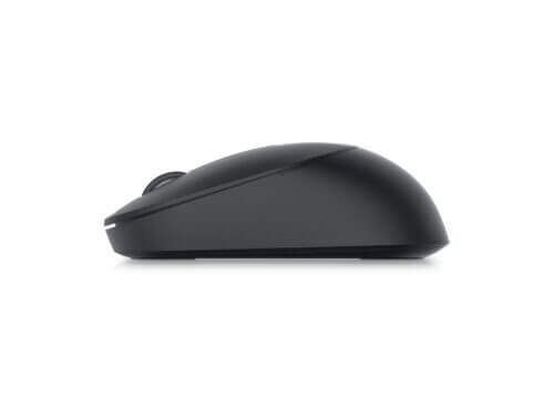 Side view black computer mouse