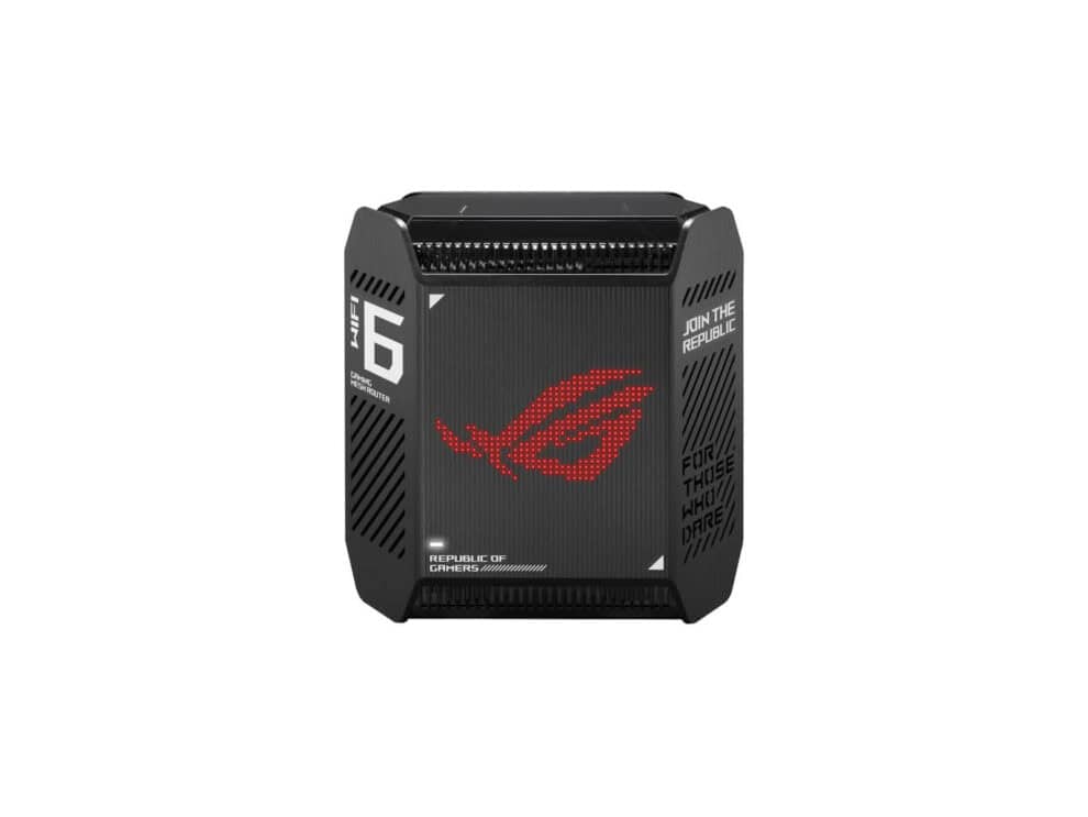 asus router/gaming/2.4ghz 2x2 upto 574mbps/5ghz 2 4x4 upto 4808mbps/1xwan/3xlan/1xusb/aimesh/aiprotection/vpn WiFi 6 gaming router, Republic of Gamers