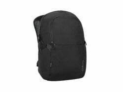 Black Targus backpack with zippers