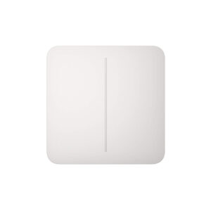 AJAX Security - White SoloButton 2-GANG