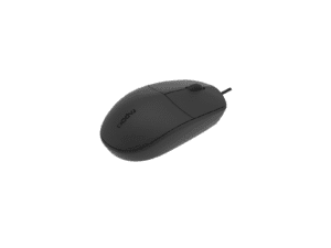 Black wired computer mouse