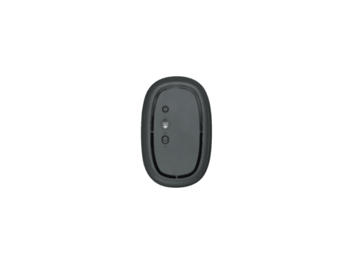 Bottom view of wireless mouse